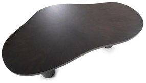 Eleonora Bobbie Organische Eettafel Walnoot - 215 X 110cm.