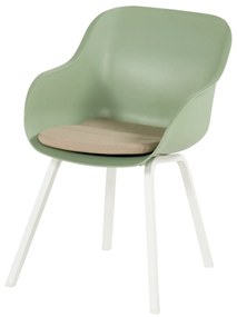 Hartman Le Soleil Element dining armstoel - Sage Green - Alu poot