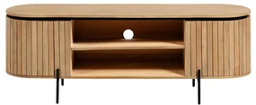 Kave Home Licia Tv-meubel Ovaal Mangohout - 160x43x56cm.