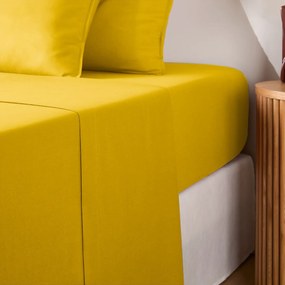 Effen plat laken in gewassen katoen, Scenario