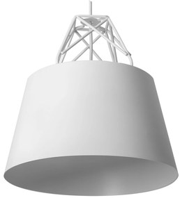Hangende metalen witte plafondlamp APP423-1CP