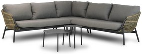 Hoek loungeset 4 personen Aluminium/wicker Taupe  Coco Nathan/Pacific