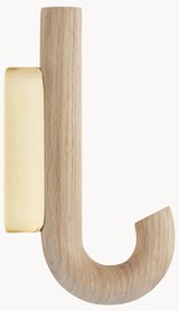 Eikenhouten wandhaak Umbrella, in verschillende formaten