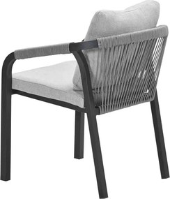 Garden Impressions Tarera lounge dining stoel - donker grijs