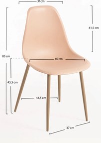 Set 4 Mykle Stoelen