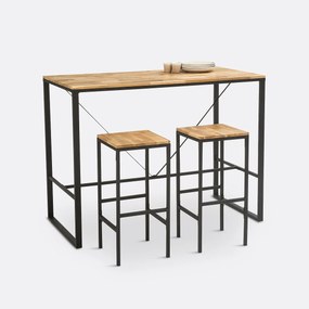 Set van 2 hoge barkrukken, Hiba