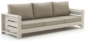 Loungebank Tuin Bellagio | Aluminium | 3 personen | Tuinbank Beige | 265cm | Incl. kussens | Kees Smit Tuinmeubelen
