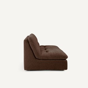 Modulaire 3-zits bank in chenille fluweel, Giuliano