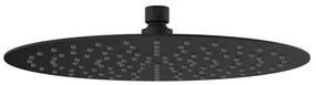 Wiesbaden Ufo luxe hoofddouche ultra plat 30 cm mat zwart 29.2818