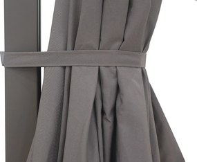 Zweefparasol  3x3m S2 Excellent (excl. voet) Taupe-naturel-bruin Camello Luna