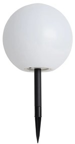 Buitenlamp wit 30 cm incl. LED IP44 solar RGBW - Ludger Modern IP44 Buitenverlichting rond