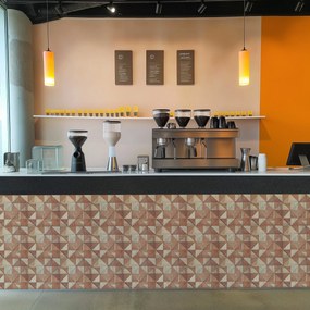 Houten Mozaïekpaneel | Merbau Hout | 30×30 cm | Hout | Tegel