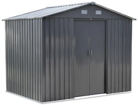 Metalen gereedschapshuis Helsinki 2,4 x 1,7 m Store Boss antraciet