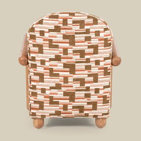 Fauteuil Met Hout Print