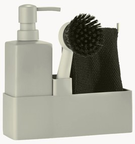Afwasmiddeldispenser Zone Denmark met afwasborstel, 3-delig