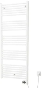 Plieger Elba Electrical Elektrische Designradiator - 146.2x50cm - met thermostaat - 700w - wit 1550007