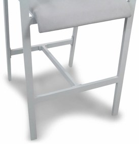 Barstoel Aluminium Wit Lifestyle Garden Furniture Brandon  wit