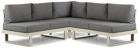 Hoek loungeset 5 personen Aluminium Taupe Lifestyle Garden Furniture Lorenzo