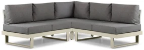 Hoek loungeset 5 personen Aluminium Taupe  Lifestyle Garden Furniture Lorenzo
