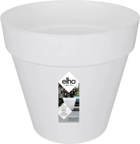 elho bloempot Loft Urban Rond 25 - Wit (Wit) - Diameter 25 x H 22 cm