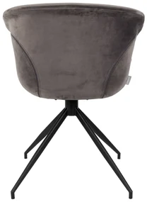 Zuiver Mia Eetkamerstoel Velvet Grijs