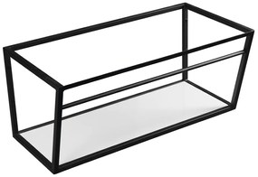 Sapho Industrial wastafel frame mat zwart 90cm