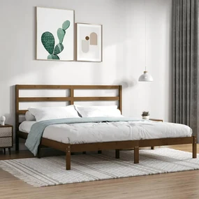 vidaXL Bedframe massief hout 180x200 cm 6FT Super King