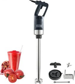 VEVOR Staafmixer 500W, Hoogwaardige staafmixer, instelbaar van 4000-18000 tpm, Multifunctionele staafmixer van roestvrij staal, 855 mm afneembare roerstaaf, inclusief wandhaak en vervangende meskop