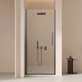 Saniclear Clearline douchedeur 80cm verouderd ijzer - gunmetal