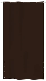 vidaXL Balkonscherm 140x240 cm oxford stof bruin