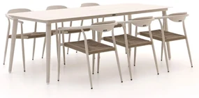 Manifesto Cavone/Sora 220cm dining tuinset 7-delig stapelbaar