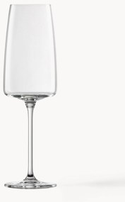 Kristallen champagneglazen Vivid Senses, set van 2