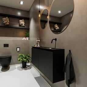 Mondiaz Ture 120cm toiletmeubel urban met wastafel urban rechts geen kraangat