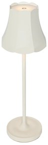 Buitenlamp met dimmer LED Retro tafellamp met dimmer off-white oplaadbaar IP44 - Granny Retro IP44 Buitenverlichting Lamp