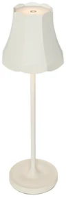 Buitenlamp met dimmer LED Retro tafellamp met dimmer off-white oplaadbaar IP44 - Granny Retro IP44 Buitenverlichting Lamp