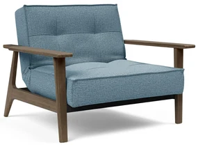 Innovation Living Splitback Frej Smoked Fauteuil Met Gerookt Eiken Armleuningen