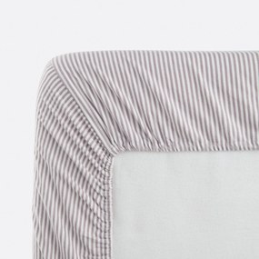 Hoeslaken in flanel met omslag 25 cm, Elona