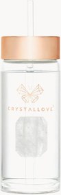 Waterfles Straw Crystallove van helder kwarts