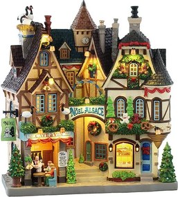 Lemax Caddington Village Facade - Noel Alsace - Met Verlichting - 2025 Collectie
