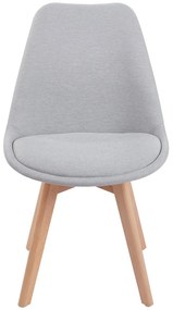 Set 4 Synk Stoffen Stoelen