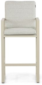 Barstoel Aluminium Taupe-naturel-bruin Lifestyle Garden Furniture Nuno