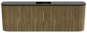 Mondiaz Joya 125cm toiletmeubel ronding links/rechts dusk met wastafel faye midden 1 kraangat urban