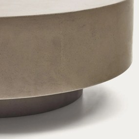 Kave Home Garbet Ronde Salontafel Cement 80 Cm - 80 X 80cm.
