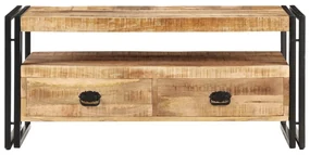vidaXL Salontafel 100x55x45 cm ruw mangohout