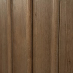 Hoge Wandkast Eikenhout Bruin - 102x47x210cm.
