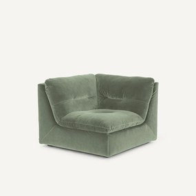 Modulaire 90° hoek in fluweel, GIULIANO