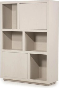 Moderne Kast Van Taupe Eiken - 120x42x170cm.