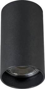 Set van 4 moderne opbouwspots zwart 5,5cm GU10 50mm - Tuba