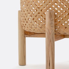 Bloempot op poot in bamboeØ31,5 cm Bambu