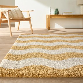 Rechthoekig vloerkleed, golfpatroon, NAMI